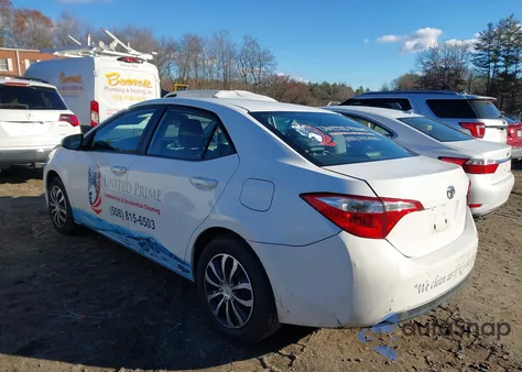2015 Toyota Corolla Le z USA, uszkodzony, nr VIN 2T1BURHE3FC383092